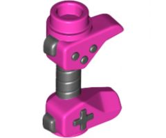 Minifigure, Utensil Game Controller, Holes on Sides for Bar with Black Buttons and Center Handle Pattern