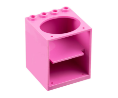Container Cupboard 4 x 4 x 4 with Elliptical Hole for Sink