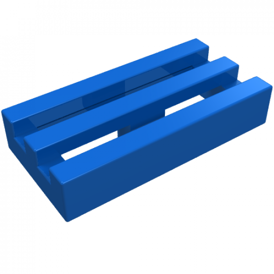 Tile, Modified 1 x 2 Grille without Bottom Groove / Lip