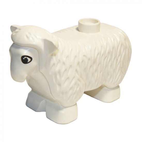 Duplo, Animal Sheep with Standing Ears