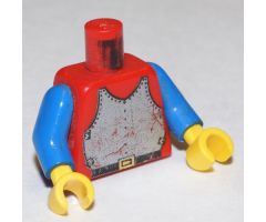 Torso Castle Breastplate Pattern / Blue Arms / Yellow Hands