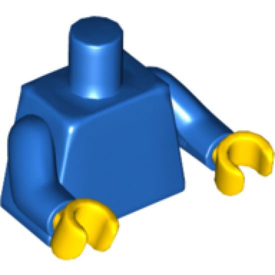 Torso Plain / Blue Arms / Yellow Hands