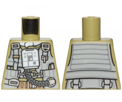 Torso SW Resistance A-wing Pilot with DB Gray Vest and LB Gray Front Panel with Breathing Apparatus Pattern
