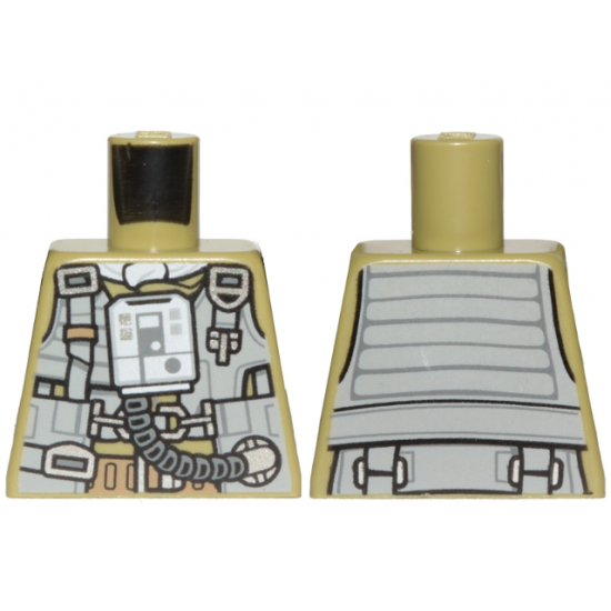 Torso SW Resistance A-wing Pilot with DB Gray Vest and LB Gray Front Panel with Breathing Apparatus Pattern