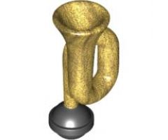Minifigure, Utensil Horn with Black Bulb Pattern