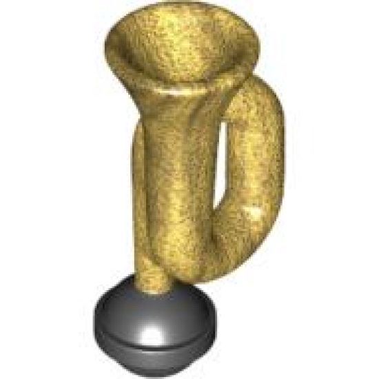 Minifigure, Utensil Horn with Black Bulb Pattern