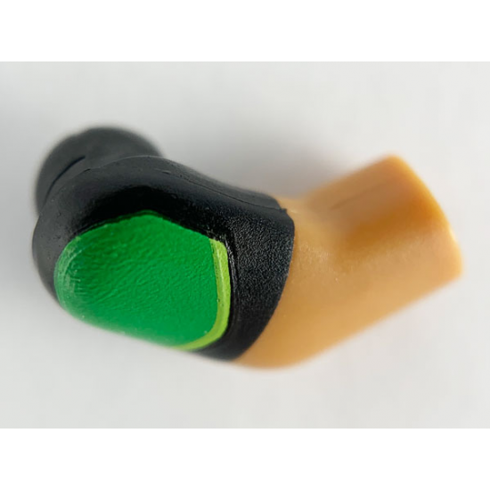 Arm, Right with Black and Bright Green Short Sleeve Pattern