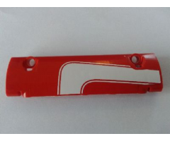 Technic, Panel Curved 11 x 3 with White Curved Stripe Pattern Model Right Side (Sticker) - Set 8258