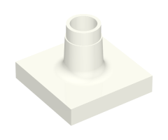 Duplo Support Sign Post Short - Thin Base