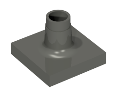 Duplo Support Sign Post Short - Thin Base