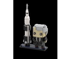 Wernher Von Braun in BrickHeadz style