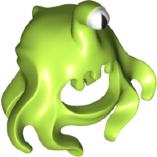 Alien Clinger with White Eye with Black Pupil Pattern
