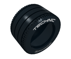 Tire & Tread Technic Racing Large with 'TECHNIC RACING' White Pattern
