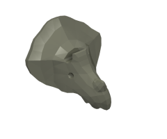 Animal, Body Part Dinosaur Head Triceratops, Jaw Top