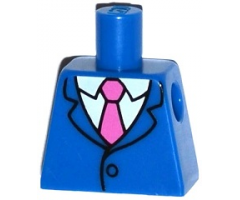 Torso Simpsons Jacket, White Shirt and Dark Pink Tie Pattern