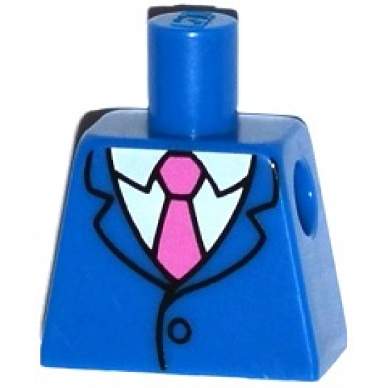 Torso Simpsons Jacket, White Shirt and Dark Pink Tie Pattern