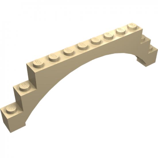 Arch 1 x 12 x 3 Raised Arch with 1 Cross Support