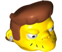 Minifigure, Head, Modified Simpsons Snake Pattern