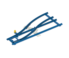 Train, Track 4.5V Switch Point Left with White Ties