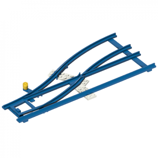 Train, Track 4.5V Switch Point Left with White Ties