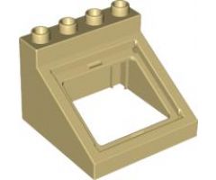 Duplo, Furniture Cabinet Top 4 x 4 x 2 1/2 Sloped with Opening