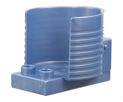 Duplo Half-Canister with 2 x 2 Plate on Bottom