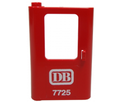 Door 1 x 4 x 5 Train Left with White 'DB 7725' Pattern (Sticker) - Set 7725