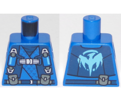 Torso Ninjago Robe with Straps and Pouches, Dragon Logo on Back Pattern