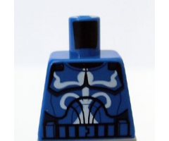 Torso SW Armor Clone Trooper with White Senate Commando Captain Markings Pattern