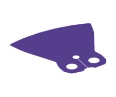 Minifigure, Body Wear Cape Cloth, Extended with Round Bottom and 2 Top Holes