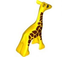 Duplo, Animal Giraffe Baby Small, Eyes Squared Pattern