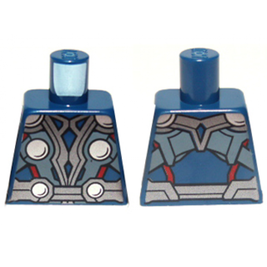 Torso Armor with Silver Circles Pattern (Thor)