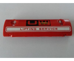 Technic, Panel Curved 11 x 3 with 'UW LIFTING SERVICE' Pattern (Sticker) - Set 8258