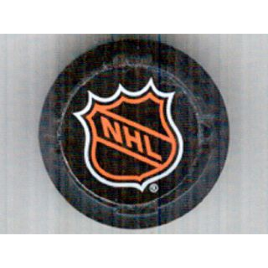 Sports Hockey Puck, Large with NHL Logo Pattern (Sticker) - Sets 3540 / 3541 / 3542 / 3543 / 3544 / 3545