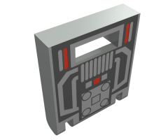 Container Box 2 x 2 x 2 Door with Slot and M:Tron Pattern