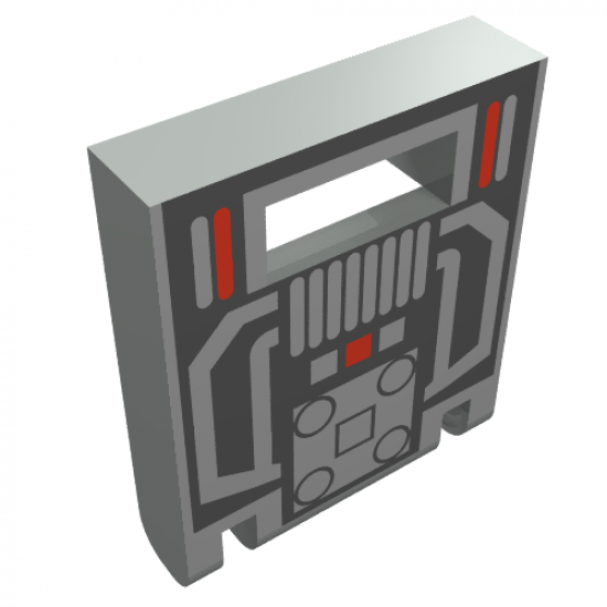 Container Box 2 x 2 x 2 Door with Slot and M:Tron Pattern