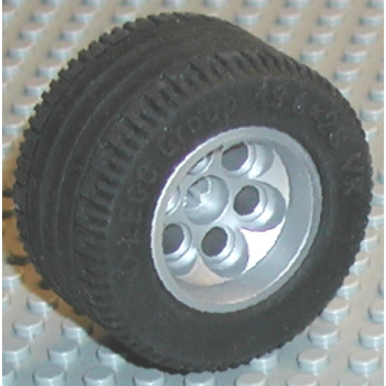 Wheel & Tire Assembly 49.6 x 28 VR with X Axle Hole, with Black Tire 49.6 x 28 VR (22253 / 6594)