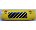 Technic, Panel Curved 11 x 3 with Black and Yellow Danger Stripes Pattern Model Right Side (Sticker) - Set 42030