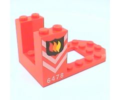 Cockpit 7 x 4 x 3 with Fire Logo Badge and Chevron Pattern