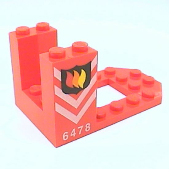 Cockpit 7 x 4 x 3 with Fire Logo Badge and Chevron Pattern