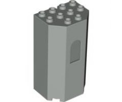 Panel 3 x 4 x 6 Turret Wall with Window