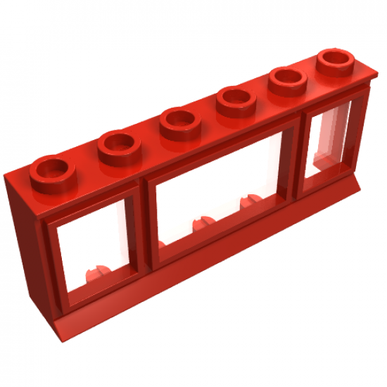 Window 1 x 6 x 2 with Extended Lip, with Glass