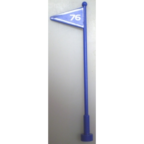Flag on Antenna Whip with 76 Pattern (Stickers) - Set 6575