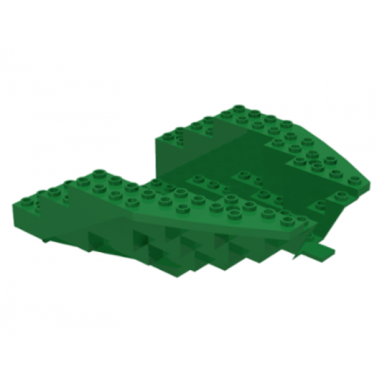 Boat Hull Small Stern 14 x 12 x 5 1/3, Top