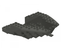 Boat Hull Small Stern 14 x 12 x 5 1/3, Top