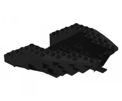 Boat Hull Small Stern 14 x 12 x 5 1/3, Top