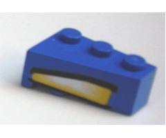 Wedge 3 x 2 Right with Yellow Headlight Pattern (Sticker) - Set 6617