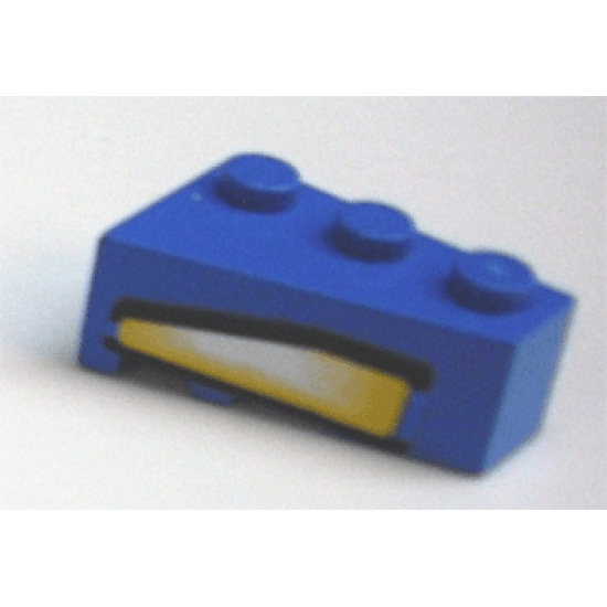 Wedge 3 x 2 Right with Yellow Headlight Pattern (Sticker) - Set 6617