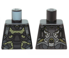 Torso Ant-Man Silver Armor and Yellow Honeycomb Pattern