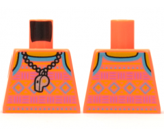 Torso Tank Top Whistle Necklace Pattern